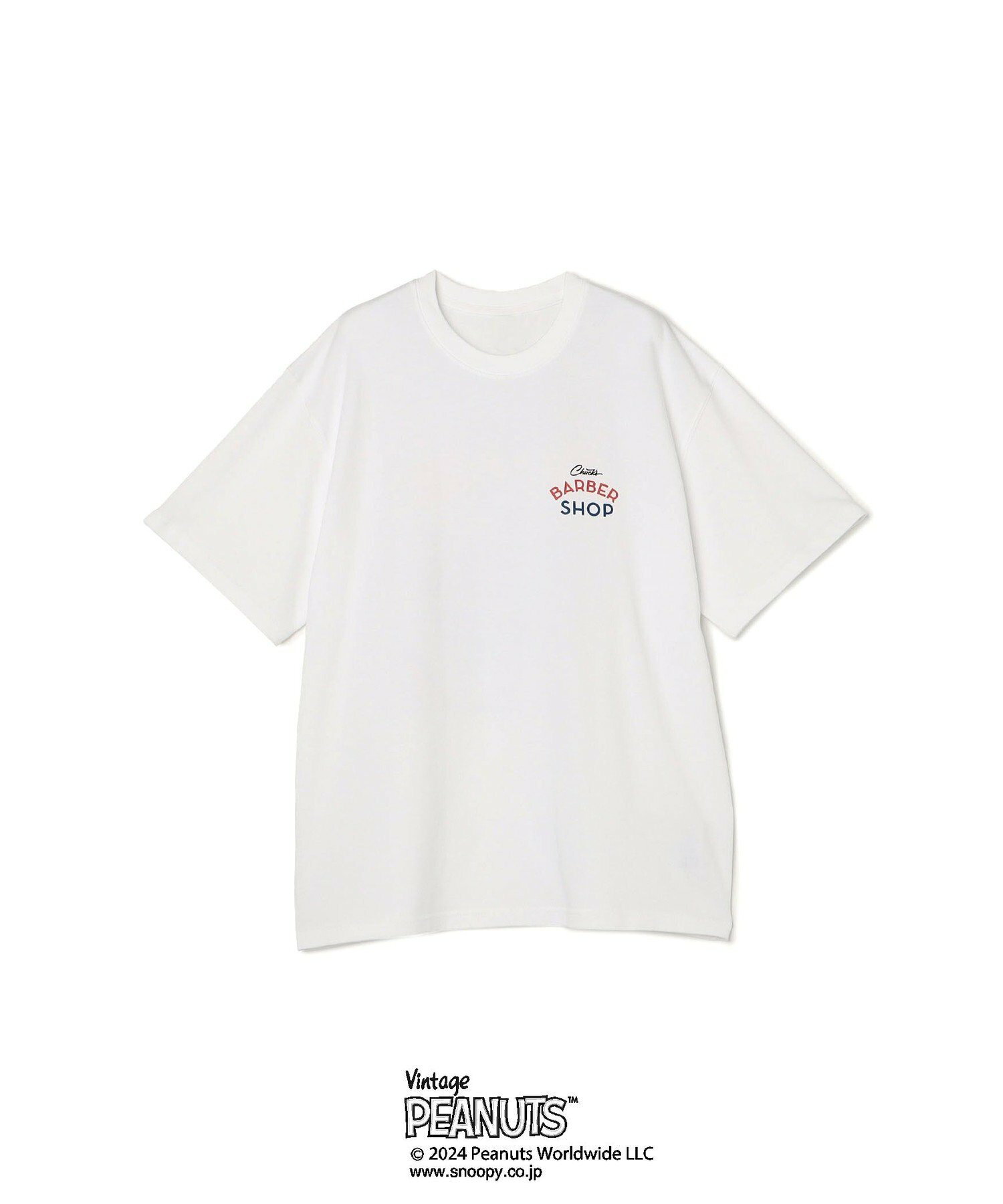 SHIPS any: SNOOPY コラボ カルチャー グラフィック バック プリント Tシャツ◇